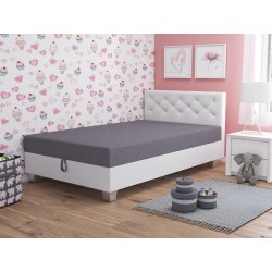 Lady mit Kopfteil – Schlafsofa und Bett mit Bettkasten
