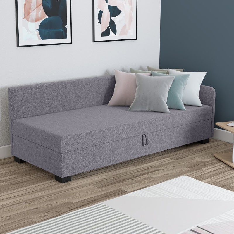 Mia – Schlafsofa und Bett mit Bettkasten