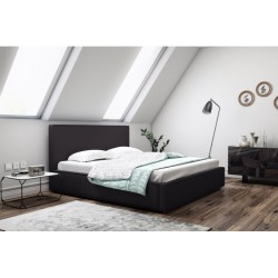 Venus – Polsterbett mit Bettkasten und Lattenrost