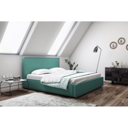 Venus – Polsterbett mit Bettkasten und Lattenrost