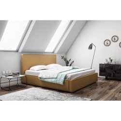 Venus – Polsterbett mit Bettkasten und Lattenrost