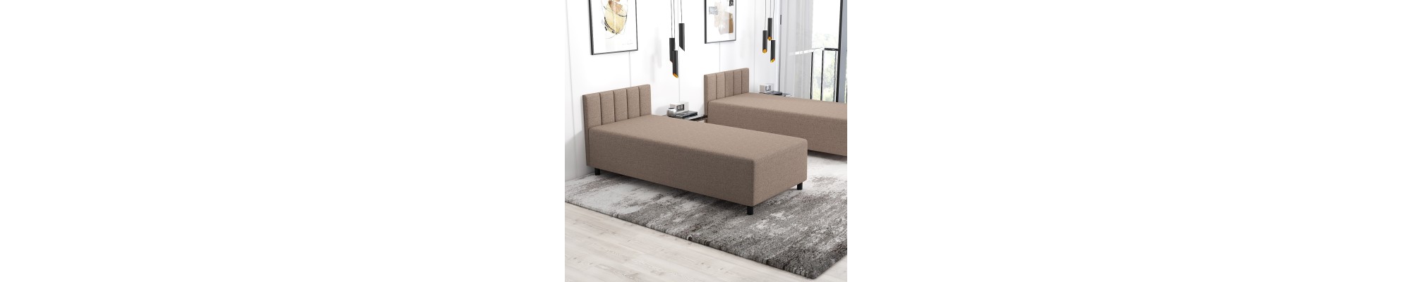 Schlafsofas ohne Bettkasten – schlichte Polsterliegen | Stilwohn