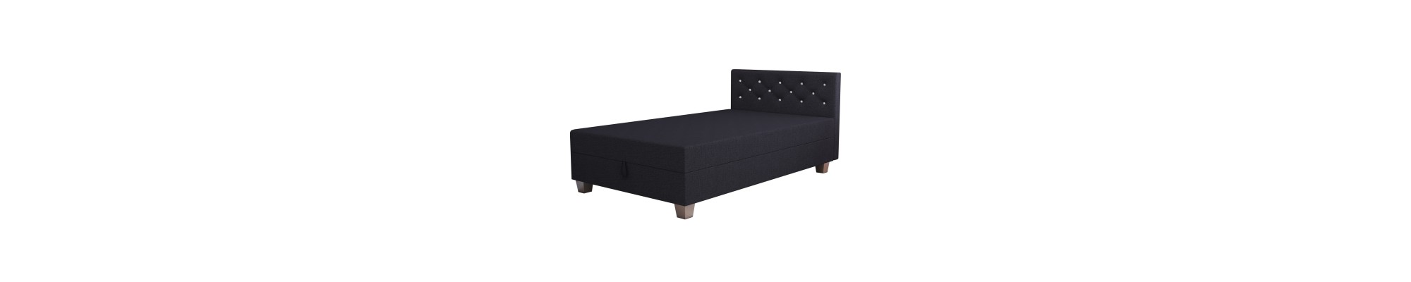 Schlafsofa 120x200 mit Bettkasten und Matratze | Stilwohn