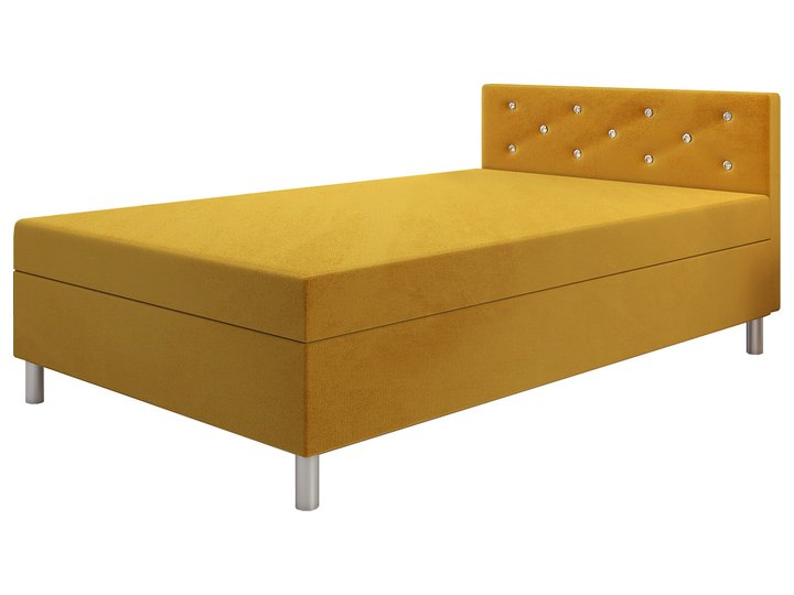 Princess 100x200 mit Kopfteil in Senfgelb