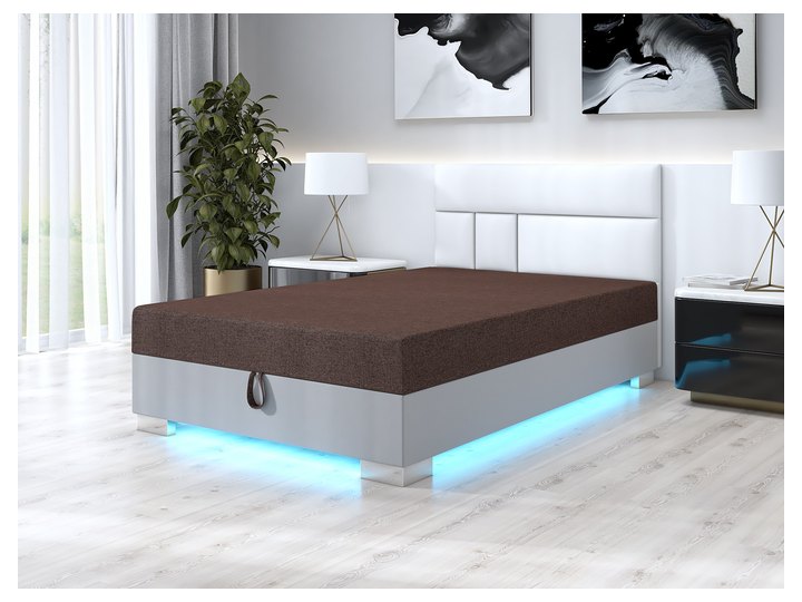 Astrid LED in Dunkelbraun mit Grau