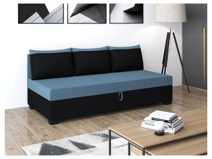 Uma mit Seitenteil in Graublau mit Schwarz