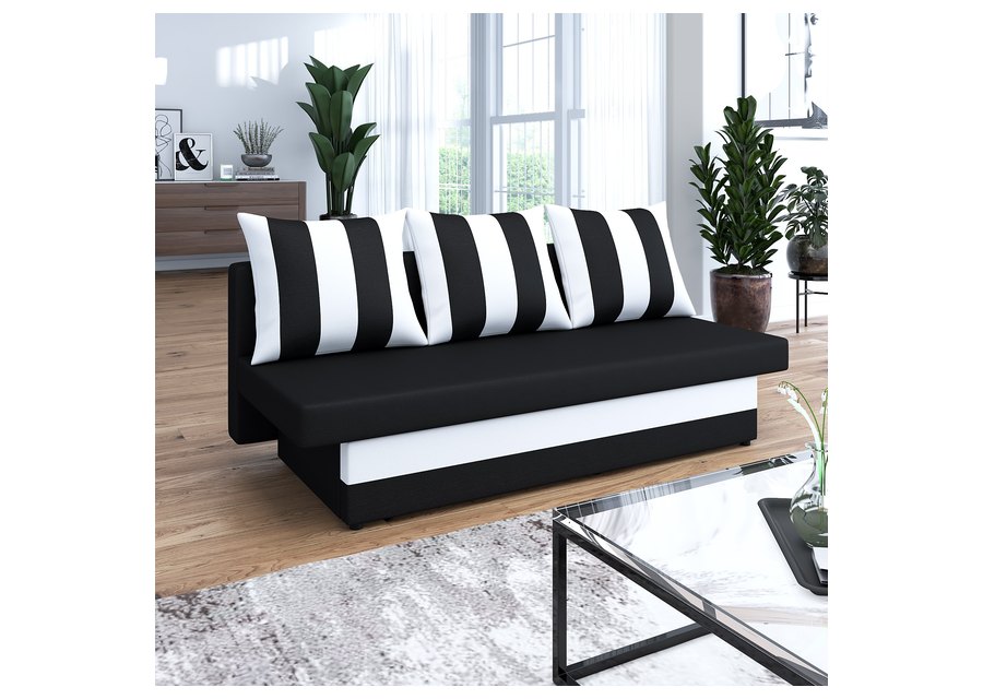 Inka – Schlafsofa mit Bettkasten und Liegefläche 140 mal 195 cm