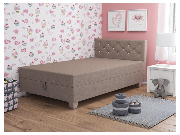 Lady mit Kopfteil in Sandbeige